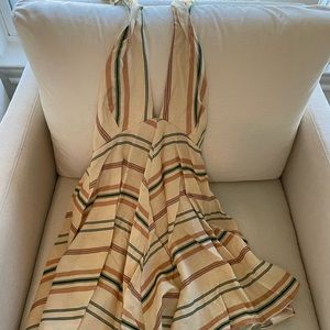 Zara Striped Halter Dress